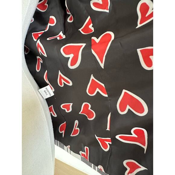 Hunter Bell Catherine Blazer Black White Plaid Checkered Large NEW - Picture 9 of 11